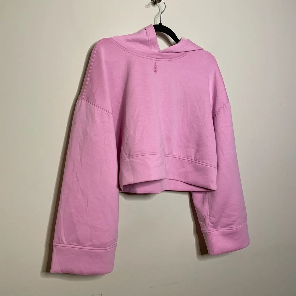 Free People FP Movement Playing Games Hoodie in Jam Jewel - Picture 7 of 11
